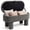Gray, variant on Costway 42” Storage Ottoman Bench with Hidden Storage Compartment & Legs for Living Room Beige