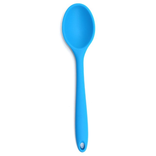 Kearding Cuchara de silicona Herramientas profesionales universales de mango largo Vajilla para el hogar Cuchara de sopa flexible Suministros Type3 NO3