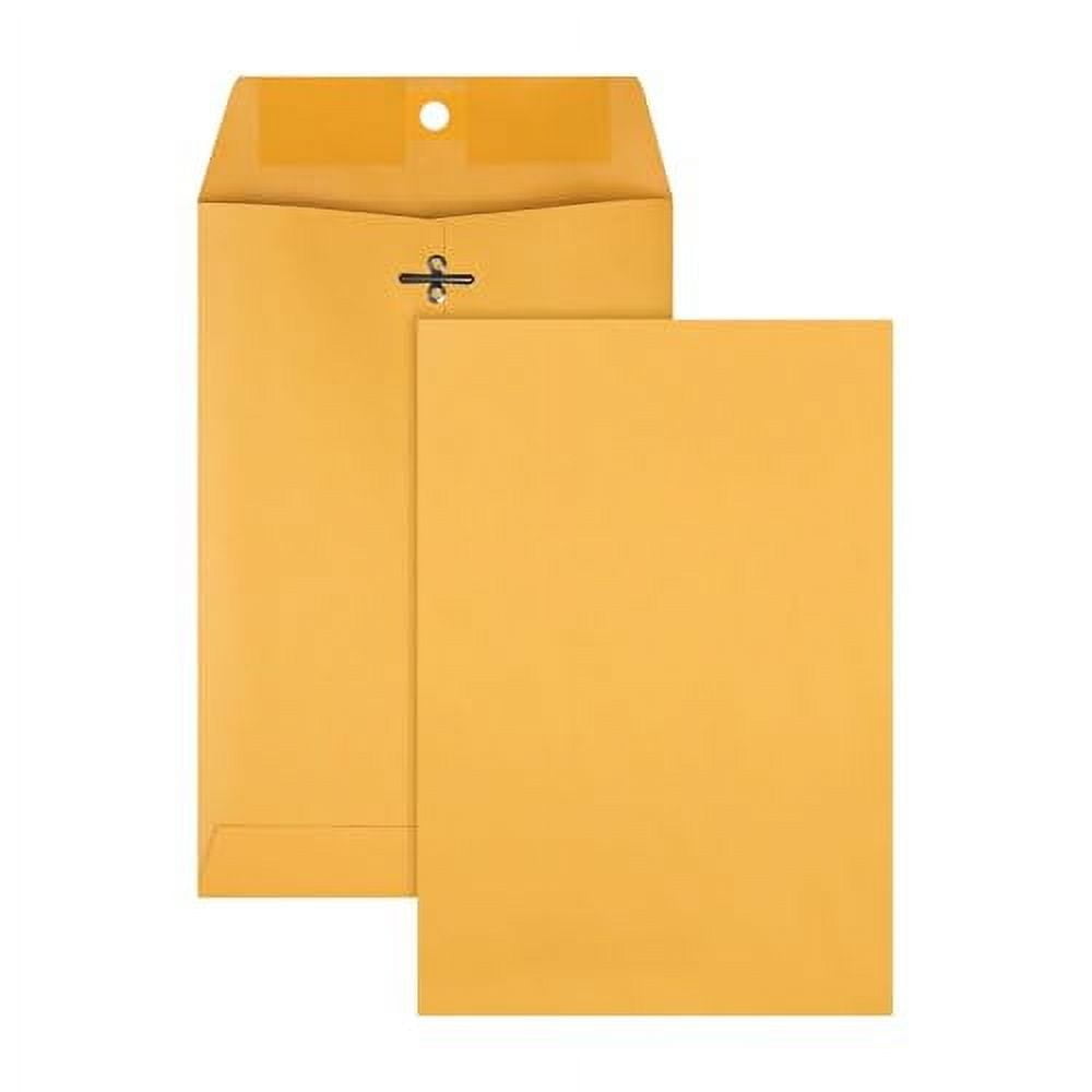 Quality Park Clasp Envelopes in Dispenser, 6 x 9 Inches, Kraft Brown, Pack of 500