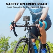 AKASO EK7000 Pro 4K30fps Action Camera with Touch Screen EIS 131ft Waterproof Underwater Camera Remote Control 5X Zoom with Helmet Accessories Kit