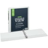 Pen + Gear 0.5-inch Durable View Binder, Slant Ring, White