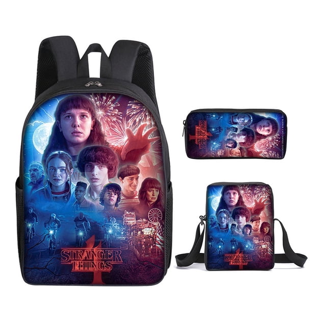 Mochila Escolar Con Estampado De Cosas Extrañas Para Estudiante