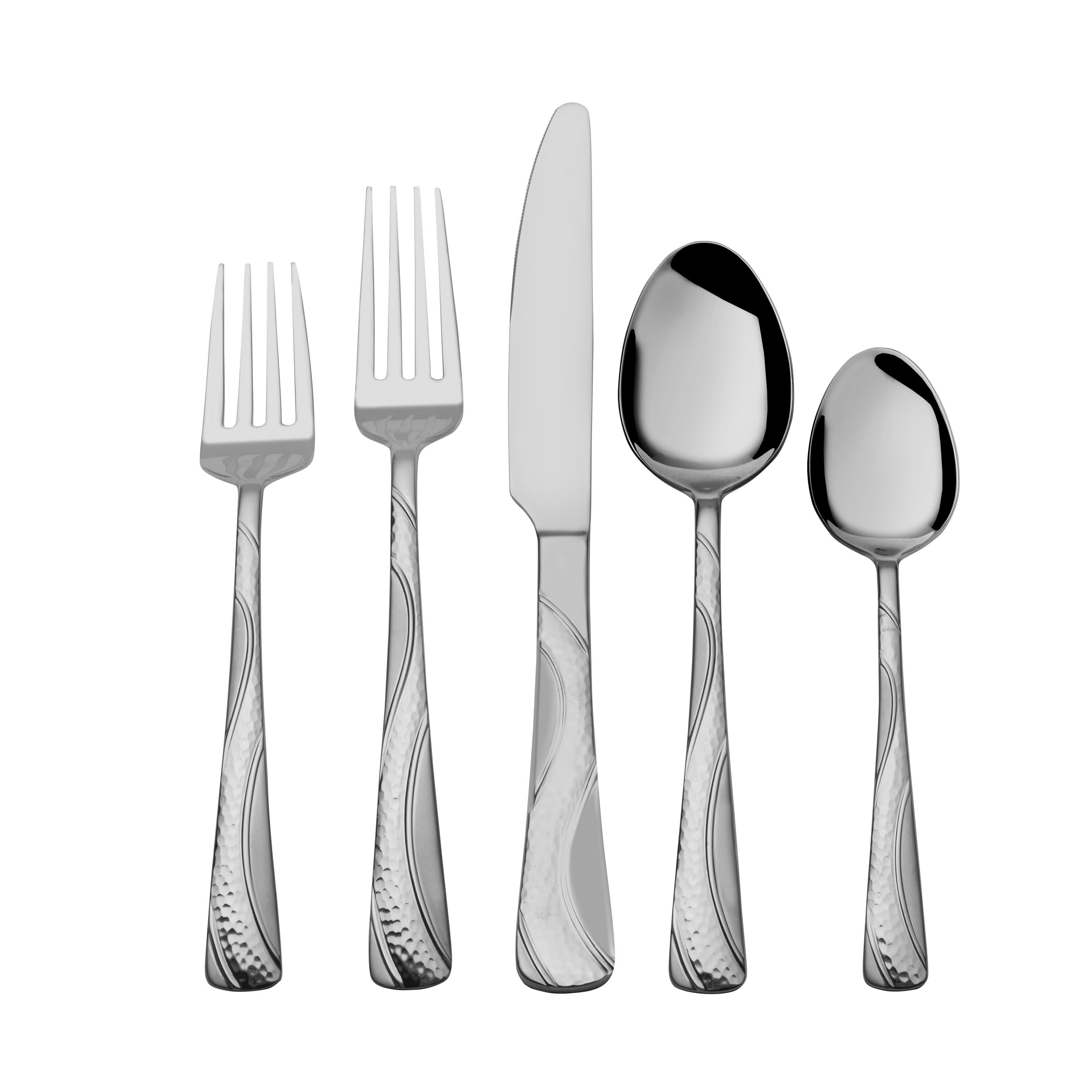 Pfaltzgraff 18.0 Stainless Steel Knightly Frost Set of 20, Set of 4