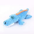 thumbnail image 1 of Gators with Chew Guard Technology Tough Plush Dog Toy, Blue, Large Chew Resistant, Durable Plush, Soft, 1 of 4