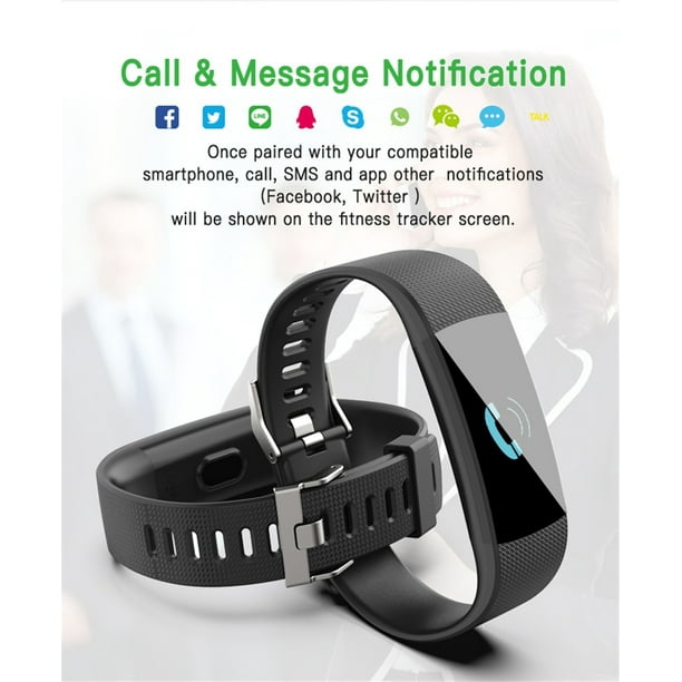 Amdohai Smart Watch Fitness Bracelet Tension artérielle Moniteur d