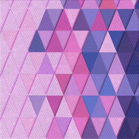 Ahgly Company Machine Washable Indoor Square Transitional Bright Lilac Purple Area Rugs, 5' Square