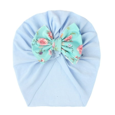 

Hats Floral Bow Knotted Cap Beanie Headwear Accessories Sunhat Clear One Size