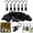 2.4 Inch Long Black, variant on Hooks Curtain Clips, Durable and Versatile for Hanging Photos, Cards, Lights, and Decorations, Ideal for Home, Office, Parties, and Events, 50-Pack