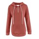 thumbnail image 3 of ICHUANYI Clearance Women's Hooded Solid Color Long-sleeved Sweatshirt Casual Blouse Pullover Tops(Watermelon Red, L) ICHUANYI WER2023080909843, 3 of 4