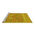 thumbnail image 2 of Ahgly Company Machine Washable Indoor Rectangle Southwestern Yellow Country Area Rugs, 4' x 6', 2 of 4