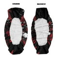thumbnail image 6 of Yuyamidu Skull UTV Seat Cushion Covers Compatible with Kawasaki Mule 3000 3010 3020 Replacement UTV Seat Cover Set Red Butterfly Bench Seats Cover Easy to Install, 6 of 7