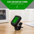 thumbnail image 3 of Sintonizador Irfora Afinador de guitarra T-02, afinador Digital cromático con Clip, pantalla LCD, afinador de tamaño pequeño para guitarra acústica, ukelele, bajo de violín Irfora Sintonizador, 3 of 7