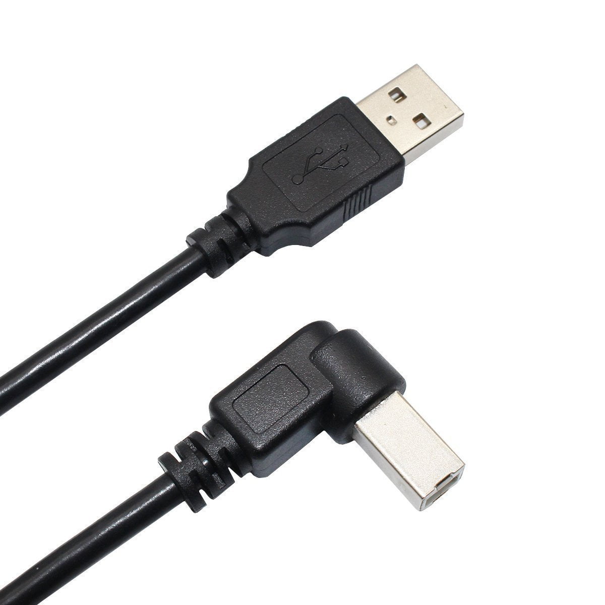 15ft USB 2.0 Extension & 10ft A Male/B Male Cable for Epson WorkForce WF-3640 Printer 