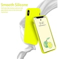 thumbnail image 5 of Liquid Silicone Gel Rubber Full Body Protection Shockproof Case for iPhone Xs/iPhone X，Anti-Scratch&Fingerprint Basic-Cases，Compatible with iPhone X/iPhone Xs, (Fluorescent Yellow), 5 of 5