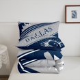 thumbnail image 5 of Erosebridal Rugby Sports Bedding Set Queen Size Dallas Comforter Set American Football Gifts for Football Fans Women Men Football City Comforter Football Duvet Set Dark Blue Room Decor, 5 of 7