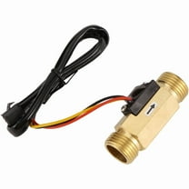 1/2PT Water Flow Sensor Switch Control Meter Flowmeter 1.5-30L/min,1 x Water Flow Sensor Switch,