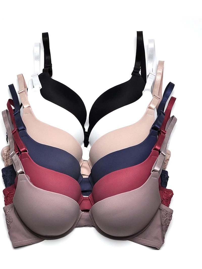 Iheyi pcs Full Cup Wired Add C up Sizes Extreme Push Up Bra
