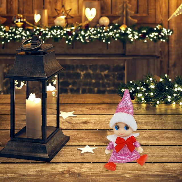Muñeco elfo navideño pequeño, 4 piezas Muñeco elfo navideño para bebé Muñeco elfo pequeño Muñeco elfo bebé Juguetes diseñados a medida