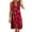Red, variant on Plus Size Dresses for Curvy Women Women's Round Neck Sleeveless Gradient Tie Dyed Beach Dress