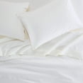 thumbnail image 4 of Superior Solid Flannel Cotton Bed Sheet Set , Soft Fitted Sheets, Twin, Ivory, 4 of 9