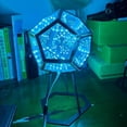 thumbnail image 3 of Night Lamp, Dodecahedron RGBW LED Automatic 365 Light Display Small Table Lamp Adjust Brightness  for Party Bar for Adult, 3 of 8