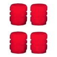 thumbnail image 1 of Transemion 4Pcs Car Tire Valves Caps Mini Luminous Plastic Decorative Cover Glowing Wheel Hub Styling Protector Auto Accessories Red 1Set, 1 of 6