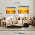 thumbnail image 4 of Elephant Stock Golden Lake Sunrise Wall Art - Horizontal Canvas Wall Art - Living Room Wall Decor - Photography Nature Canvas - Orange And Blue Decor - 39" x 26", 4 of 8