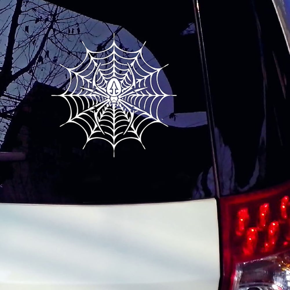Spider Sticker Black Cat Home Decor Window Vinyl Decal Glass Car Body Bumper DIY 