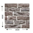 thumbnail image 3 of JoyMoreHome Kitchen Backsplash Peel and Stick Tile Stickers 3D Brick Matte,Sticky Tiles for Bathroom Shower Wall Fireplace Surround, 3 of 9