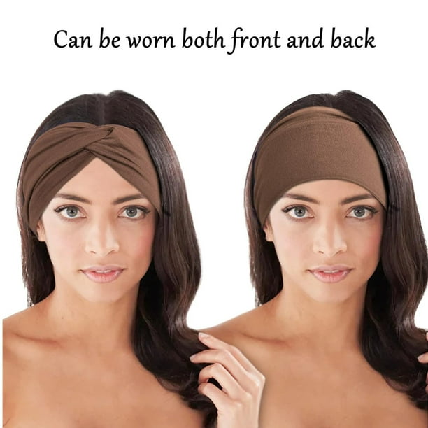Paquete De 6 Diademas Para El Cabello De Las Mujeres – Tiedye Elástico Para Entrenamiento De Yoga Y Sudor, Accesorios Antideslizantes Para El Cabello Para Mujeres