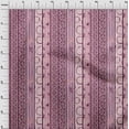 thumbnail image 4 of oneOone Cotton Cambric Purple Fabric Aaian Batik Craft Projects Decor Fabric Printed By The Yard 56 Inch Wide, 4 of 4