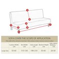 thumbnail image 4 of Funda de sofá - Sofá cama Queen Navy Plush (grande), 4 of 6