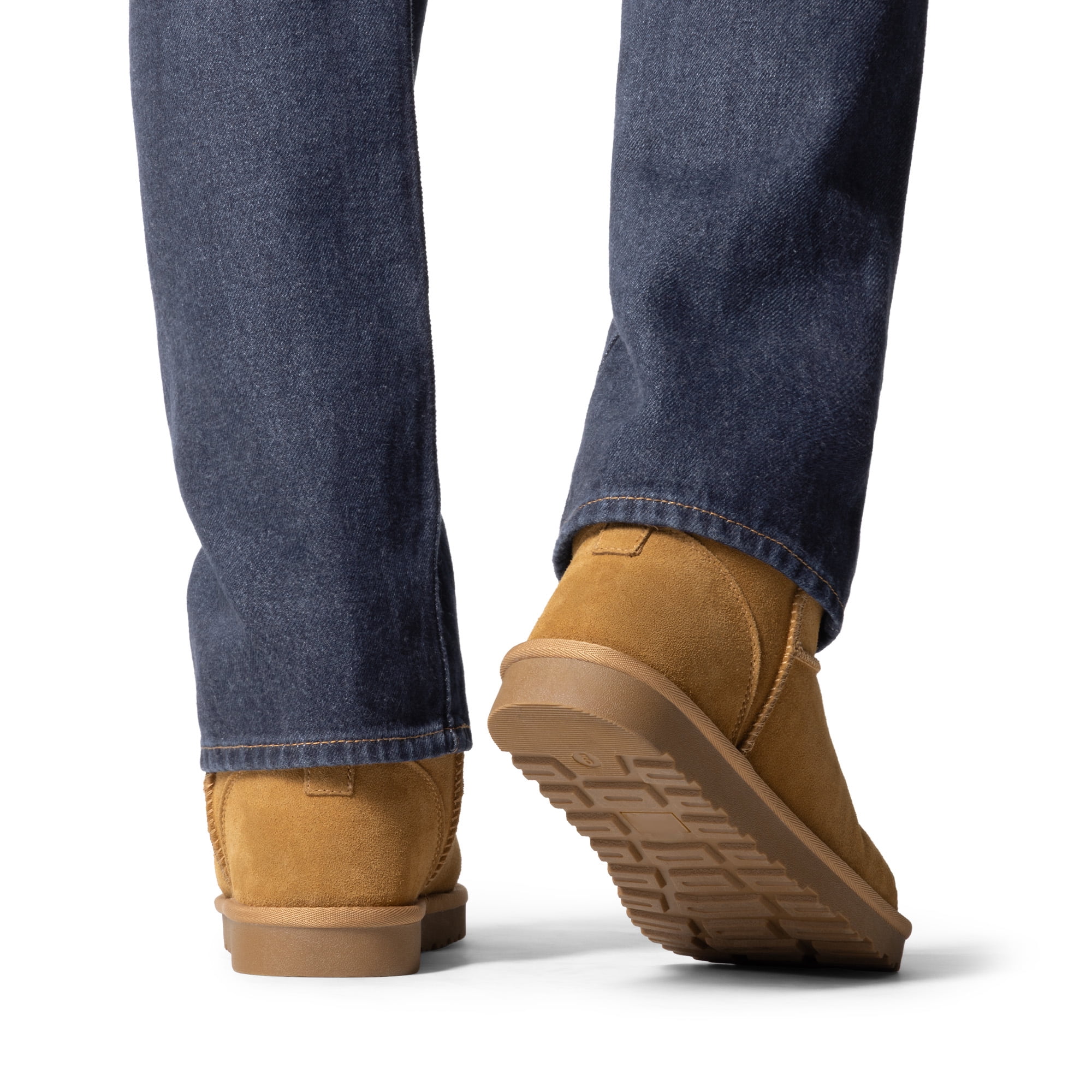 Bruno Marc’s Men\'s Classic Shorty Suede Winter Boots - Chestnut Brown 10.5 NWT Bruno Marc Men main image 4
