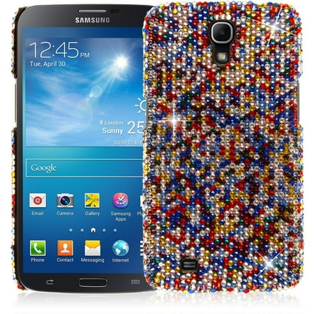 Empire Glitz Slim-Fit Case for Samsung Galaxy Mega 6.3, Crystal Jeweled Multi Colored