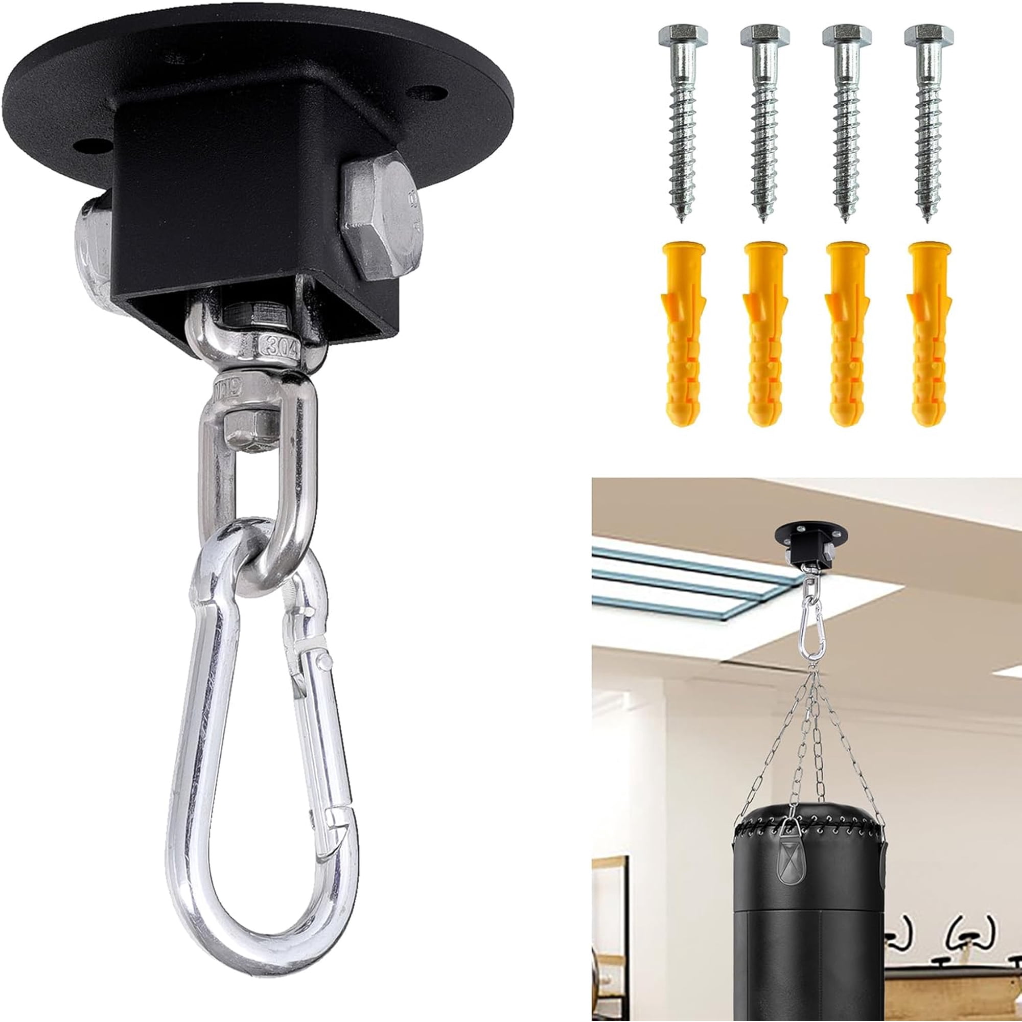 Lntyq Support De Sac De Frappe, Fixation Poutre Pour Sac De Boxe Suspension Crochet Lourd Pour Accelerer Lexercice Entrainement Muay Thai Balancoire Hamac 1000lbs 87131283 Lntyq Support De Sac De Frappe, Fixation Poutre Pour Sac De Boxe Suspension Crochet Lourd Pour Accelerer Lexercice Entrainement Muay Thai Balancoire Hamac 1000lbs 87131283