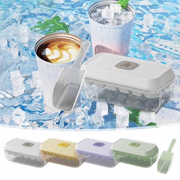 VBODN Ice Cube Trays for Freezer,Ice Trays for Freezer Big Cubes,Silicone Ice Trays for Freezer