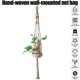 thumbnail image 2 of Wosthever Colgador de macramé para plantas, maceta colgante, cesta decorativa para maceta, soporte para interior y exterior, decoración bohemia para el Almacenamiento y organización del hogar Wosthever HA023434-00, 2 of 6