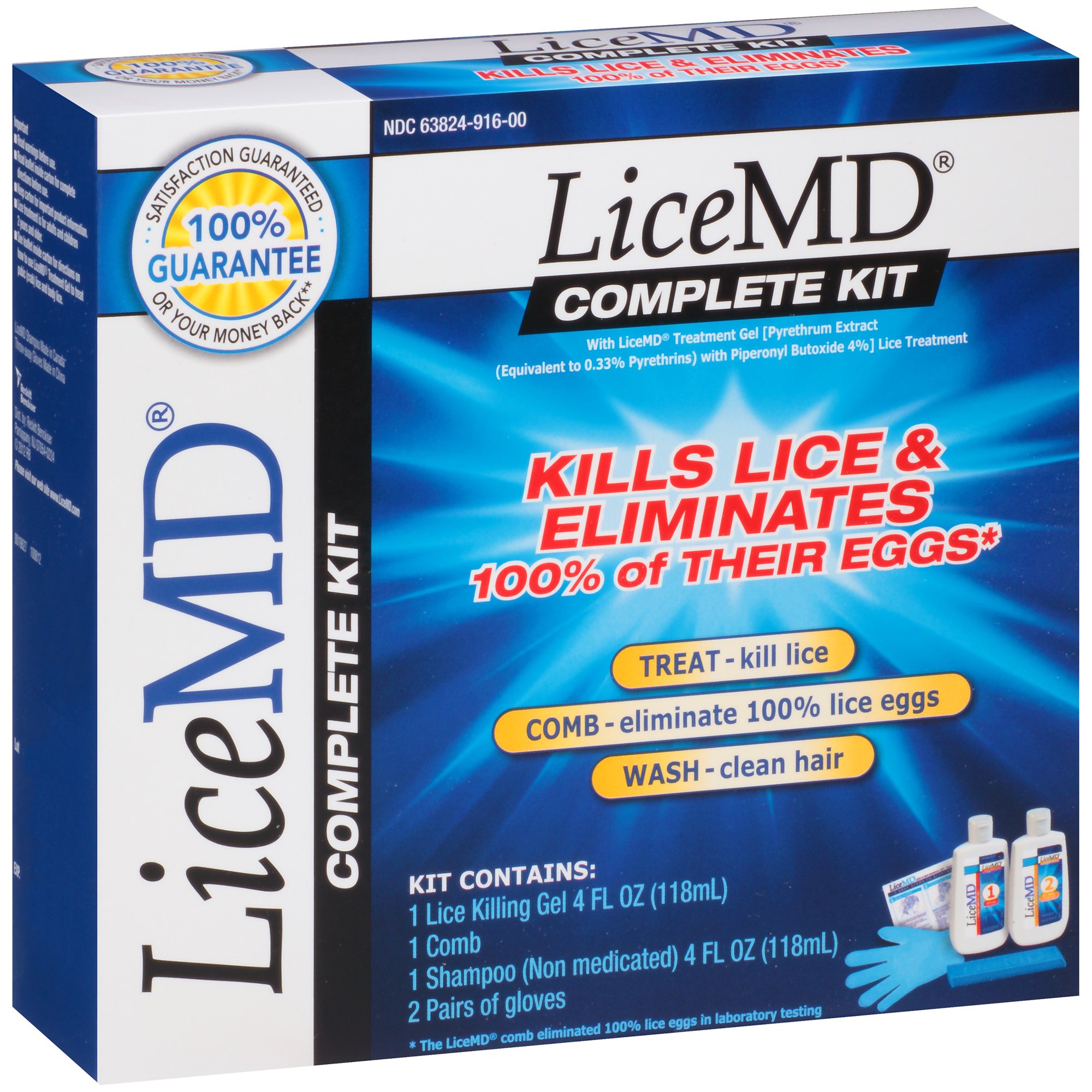 LiceMD® Lice & Egg Treatment Kit Box
