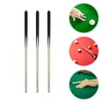 thumbnail image 3 of 3-Piece Kids Pool Cue Set Wooden Mini Billiard Cue Sticks Short Size for Children, 3 of 7