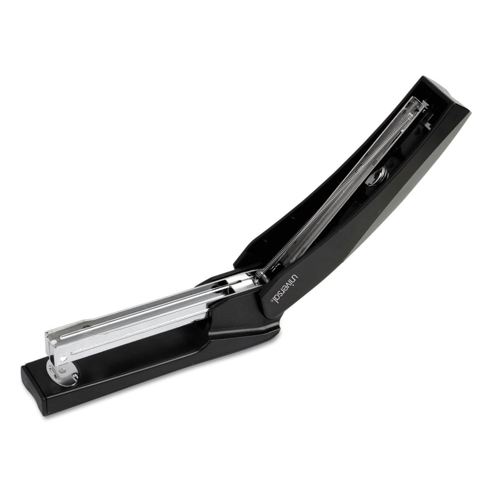 Universal Stand-up Full Strip Stapler, 20-Sheet Capacity, Black/Gray -UNV43148