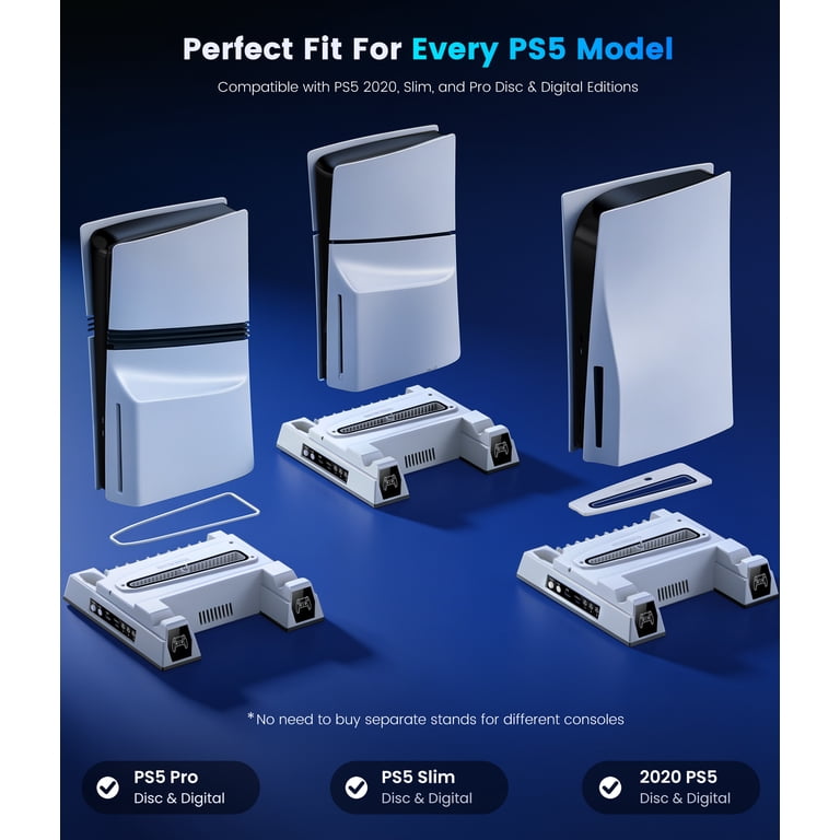Esywen PS5 Stand with RGB Cooling Station photo 3