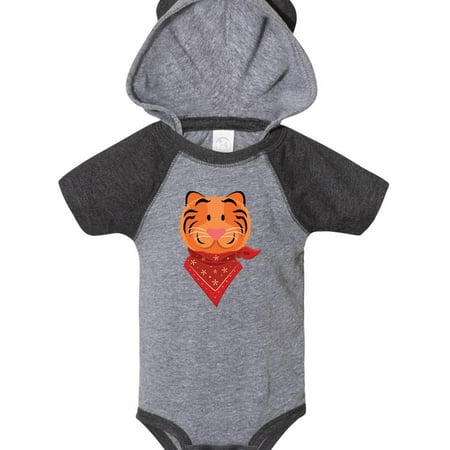 

Inktastic Cowboy Tiger Western Boys Gift Baby Boy Bodysuit