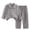 Dark Gray, variant on Wilark Girls Plaid Outfit Sets Size 10-12, Comfy Soft Warm Lounge Long Sleeve Casual Kids Fall Winter Loungewears Pink 10