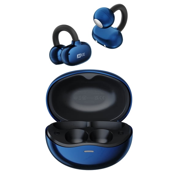 MEE audio Pebbles Air Open Ear True Wireless Earbuds: Audífonos con Clip para la Oreja con Diadema (Zafiro)