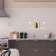 thumbnail image 4 of WHAMVOX 2Pcs Bathroom Wall Shelves Black Iron Home Organization, 4 of 8