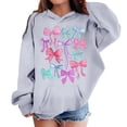 thumbnail image 3 of Wxolcjlv Toddler Girls Soft Hooded Sweatshirt Casual Long Sleeve Playground Pullover Top, Sizes 2-13, 3 of 4