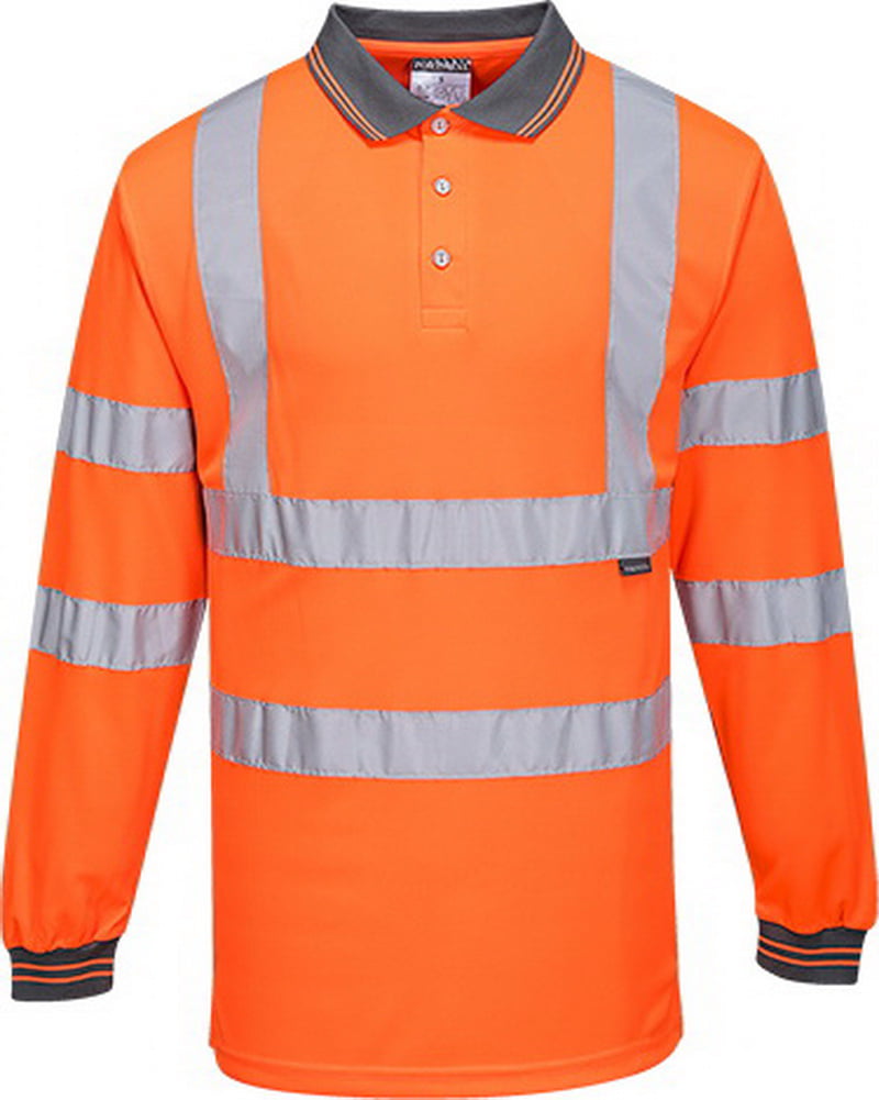 Portwest RT23 Hi-Vis High Visibility Orange Reflective Breathable T-Shirt Medium 