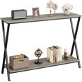 thumbnail image 1 of 2-Tier Narrow Console Table, Small Entryway Sofa Table for Hallway, Bedroom, Living Room, 1 of 1