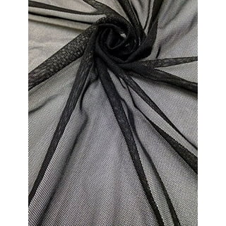 By Annie Mesh Fabric Lightweight 18x54 Black 