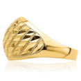thumbnail image 3 of 14K Solid Yellow Gold Chunky Dome Statement Ring, 3 of 10